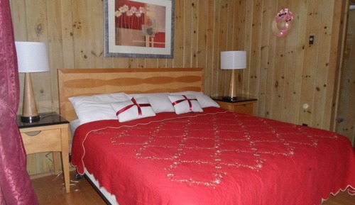 Brown Cabins with King Bed
