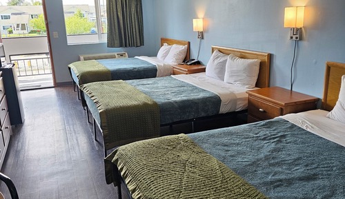 Deluxe Room, Multiple Beds, Non Smoking, Refrigerator & Microwave
