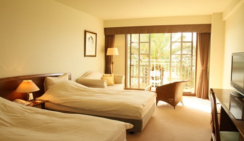 Twin Room, Partial Ocean View (2nd Floor)