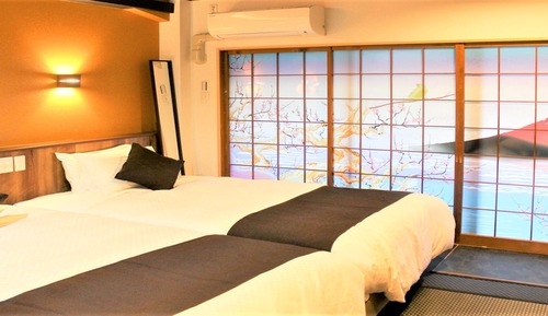Japanese style superior room with open-air bath, Smoking
