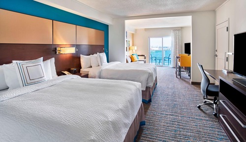 Studio, Multiple Beds, Balcony (Mobility/Hearing Access, Roll-In Shwr)