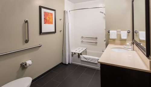 Studio Suite, 1 Queen Bed, Accessible, Kitchen (Mobility, Accessible Tub)
