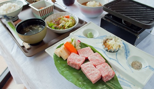 Japanese Style Room with Dinner(One-Bite-Sized Hida Beef Steak), Mountain View, Non Smoking