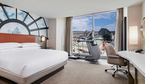 Room, 1 King Bed, Accessible (Hearing, Peloton Bike)