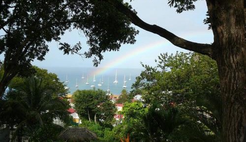 Vue sur la baie de Deshaies