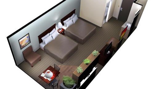 Double Queen Studio with Kitchenette