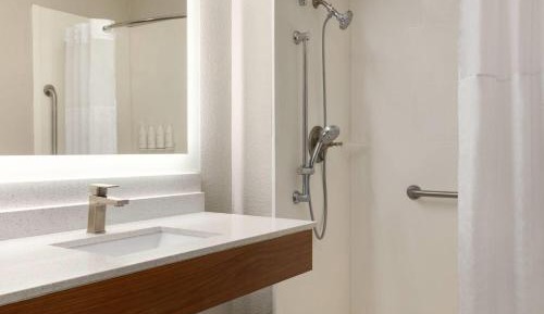 1 King Bed, Mobility Accessible Suite, Roll-In Shower, Non-Smoking