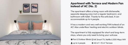 One-Bedroom Apartment with Terrace