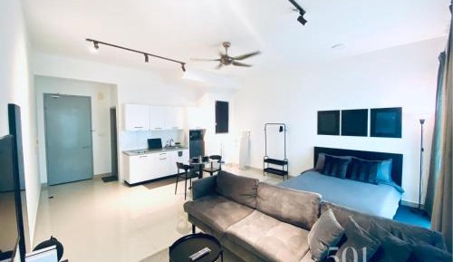 Studio with Balcony