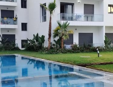 Two-Bedroom Apartment with Pool View