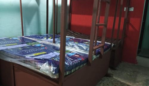 Bunk Bed in Male Dormitory Room 