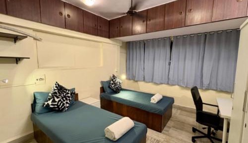 Single Bed in Female Dormitory Room