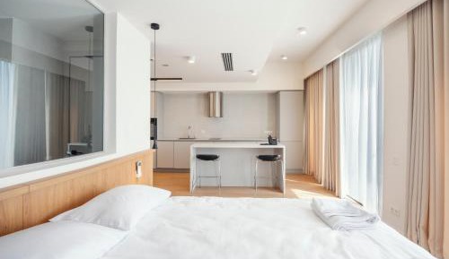 Studio Apartment with Balcony