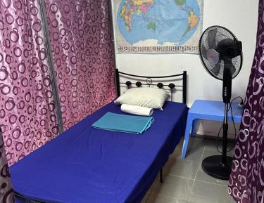 Single Bed in Male Dormitory Room
