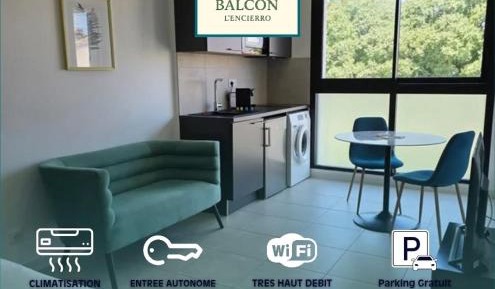 Studio with Balcony