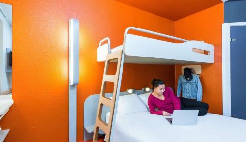 Triple Room with One Double Bed and One Bunk Bed