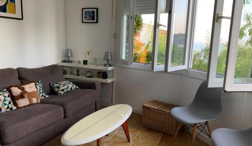 One-Bedroom Apartment with Balcony and Sea View