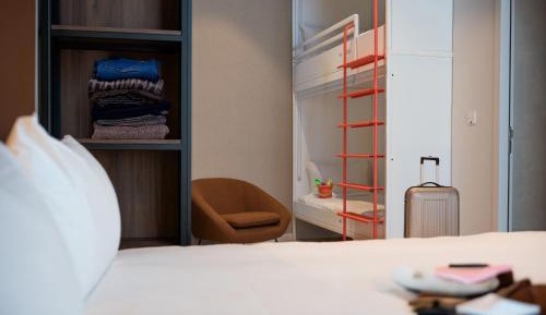 Apartment with One Double Bed and Two Bunk Beds