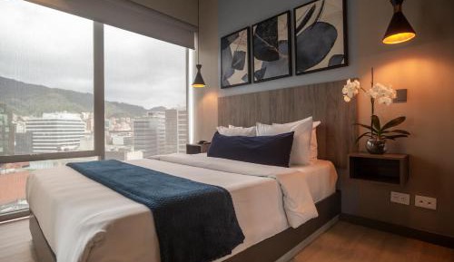 Deluxe One-Bedroom Apartment with City View