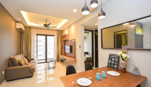 Two-Bedroom Apartment with Pool View