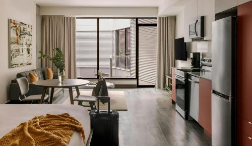 Accessible Studio Apartment with King Bed and Juliet Balcony