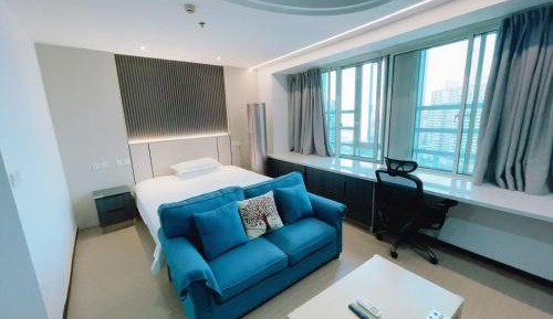 Deluxe One-Bedroom Apartment with City View