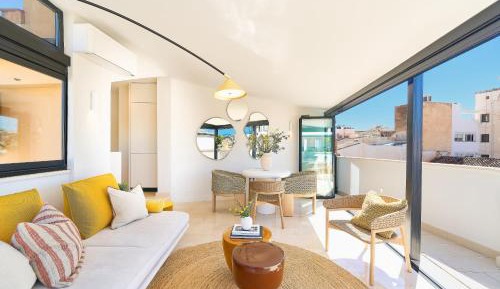 Two-Bedroom Apartment with Balcony and Terrace