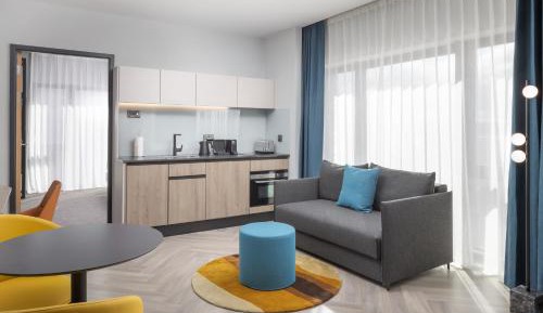 One-Bedroom Family Suite with One Queen Bed and Sofa Bed