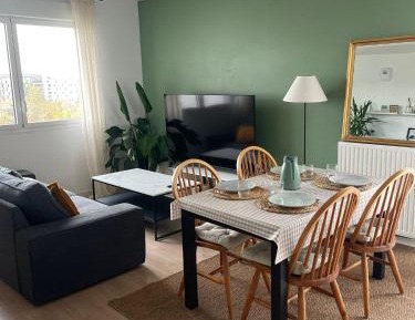 Three-Bedroom Premium Apartment with Balcony