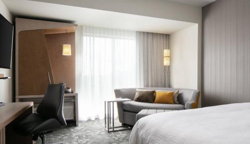 Guest room, 1 King, Sofa bed, City view