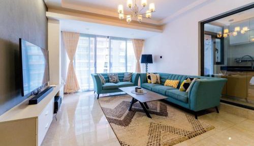 Two-Bedroom Apartment with Balcony