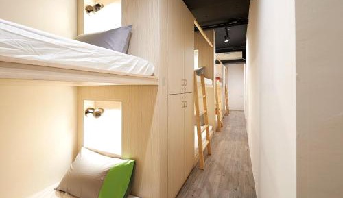 Upper Bunk Bed in Female Dormitory Room