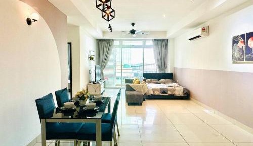 Two-Bedroom Apartment with Pool View