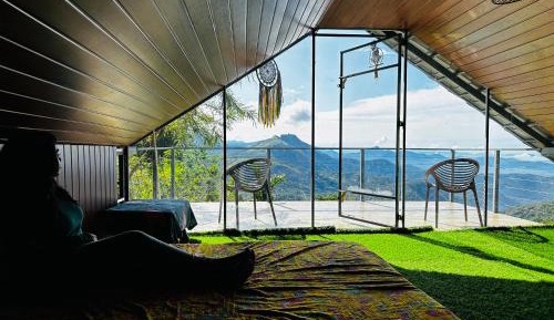 Family Room with Mountain View