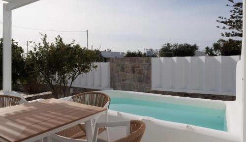 Living Suite with heated Plunge Pool