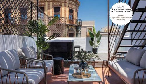 Apartment with Spa Bath and Terrace