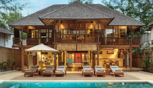 Four-Bedroom Villa 2 with Private Beach