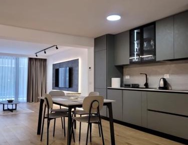 Deluxe One-Bedroom Apartment with Garden View