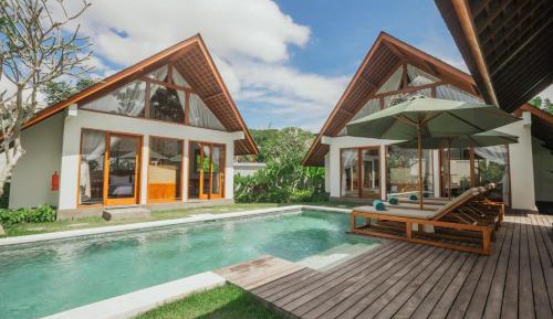 Two-Bedroom Villa with Garden View