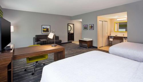 Queen Studio Suite with Two Queen Beds and Sofa Bed - Non-Smoking