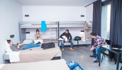 Bed in Male Dormitory Room