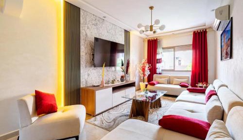Two-Bedroom Apartment with Balcony and Terrace