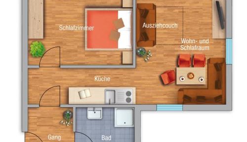 One-Bedroom Apartment (4 Adults)