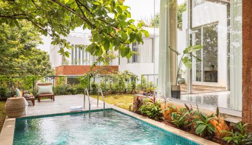 LaCovelo-3bhk cheerful modern villa with pvt pool