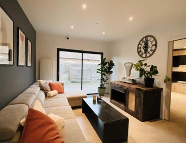 Family Room with Shared Bathroom