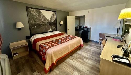 King Room with Roll-In Shower - Mobility/Hearing Accessible - Non-Smoking