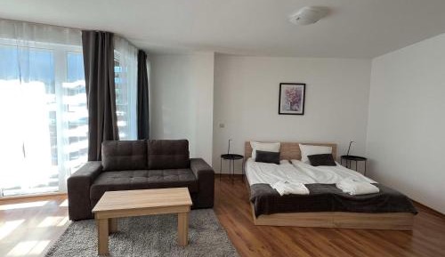 Twin Studio with Sofa Bed and Balcony - Kitchenette