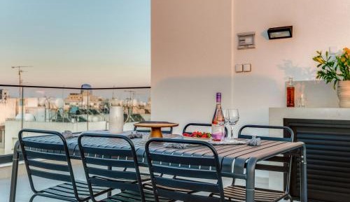 Three-Bedroom Apartment with Terrace