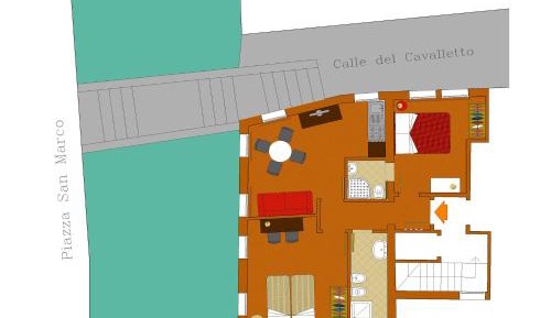 Randa - Two-Bedroom Apartment with Canal View