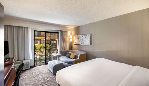 King Room with Patio/Pool View - Hearing Accessible